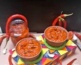 लाल मिर्चि का ठेचा (lal mirch ka thecha recipe in Hindi) रेसिपी चरण 3 फोटो