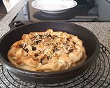 Foto del paso 14 de la receta: Galette con pollo, champiñones y espinacas