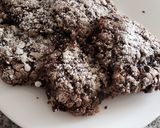 Foto del paso 7 de la receta: Galletas craqueladas veganas de chocolate