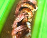 Foto del paso 6 de la receta: Gambones en salsa de ostras y bimi en el microondas con estuche Lékué