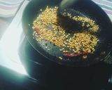 A picture of step 1 of Arachuvitta Rasam.