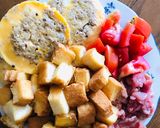 Hình bước làm 4 của món Bún riêu cua