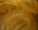 A picture of step 7 of Home made jalebi.
