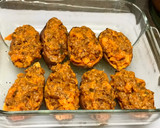 Foto del paso 3 de la receta: Batatas rellenas de carne 🍠🍠