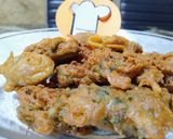 A picture of step 4 of Crispy pakorey.
