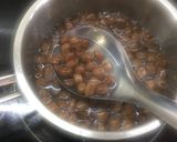 Hình bước làm 5 của món Trân châu đường đen