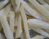 A picture of step 3 of Flower french fries.