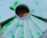 Foto langkah ke 3 dari resep Puding Santan Pandan.