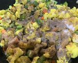 A picture of step 1 of Veg pepper masala.
