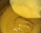 A picture of step 2 of Mango icecream burfi.