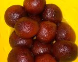 A picture of step 9 of Gulab jamun.