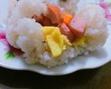 Hình bước làm 5 của món Onigiri Kimbap