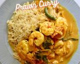 A picture of step 6 of Prawns malabar curry 🦐.