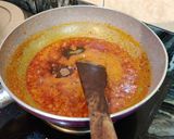 A picture of step 9 of KADHAI PANEER..