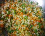 A picture of step 3 of Veg Manchow soup.