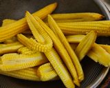 A picture of step 2 of Baby Corn Fritters for Rainy Day Cravings.