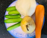 Hình bước làm 2 của món Salad rau củ quả trộn tươi mát nhanh gọn
