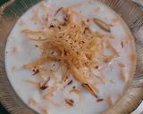 A picture of step 3 of Doodh Pheeni.