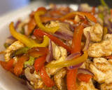Foto del paso 7 de la receta: Relleno de fajitas de pollo en freidora de aire