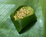 รูปขั้นตอนการทำที่ 4 ของ ข้าวเหนียวใบเตยกวน