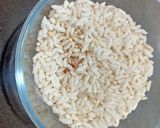 A picture of step 1 of Sukha Bhel.