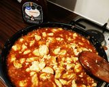 Foto del paso 5 de la receta: Piña envuelta en tocino rellena con pollo BBQ