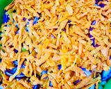 Foto del paso 2 de la receta: ENTRADA FRÍA DE FIDEOS MOSTACHOL Y POLLO (con condimento cremoso y crutones) 🥗🥙🥗