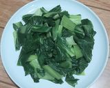 Foto langkah ke 4 dari resep Tumis Pakcoy Jamur Champignon.