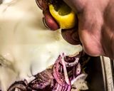 A picture of step 5 of Rainbow coleslaw.