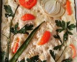 Foto langkah ke 8 dari resep Focaccia Garden.