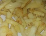 A picture of step 2 of Allu baingan fry.