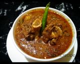 A picture of step 6 of Mutton Ghee Roast.