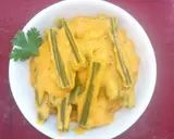 A picture of step 9 of Drumstick masala curry.
