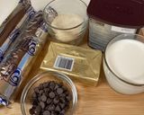 A picture of step 1 of Mosaic Cake.
