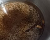 A picture of step 1 of Masala chai.