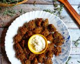 A picture of step 4 of Moras Bhajiya / Pakoda.