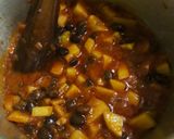 A picture of step 4 of Chayote with Njahi.