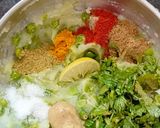 A picture of step 1 of Aloo Matar Paratha/ Potato and green peas paratha.