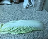 A picture of step 2 of Baechu Buchimgae (Napa Cabbage Pancakes).
