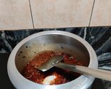 A picture of step 5 of Rajma paneer.