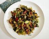 Foto langkah ke 4 dari resep Tumis Daun Melinjo Tempe Teri.