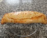 Foto del paso 8 de la receta: Pizza normal o sin gluten estirada o enrollado de pollo y queso
