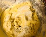 A picture of step 3 of Hidden heart raspberry cake.