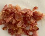 Foto del paso 3 de la receta: Ensalada de espinacas con tocino