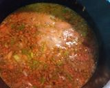 A picture of step 3 of Pearl barley chicken soup.