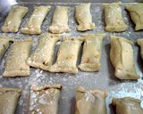 A picture of step 2 of Crispy Shrimp Potstickers.