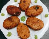 सूजी और चावल के आटे का कटलेट (suji aur chawal ke aate ka cutlet recipe in Hindi) रेसिपी चरण 3 फोटो