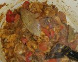 A picture of step 6 of Prawn dum biryani.