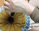 عکس مرحله 7 از دستور حلوا زعفرانی و کاکائویی