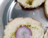 A picture of step 1 of Cabbage burgar.
